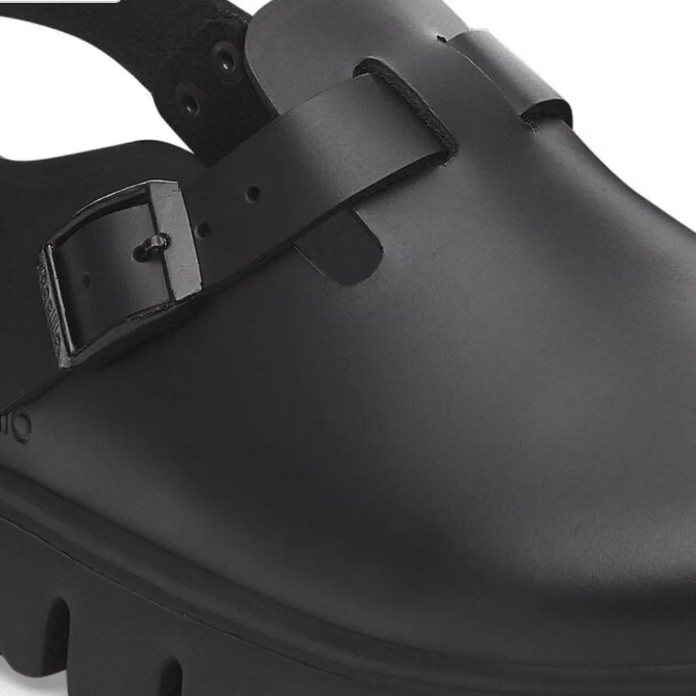 Birkenstock Tokio Papillio Chunky Leather - Black - Picture 8 of 16